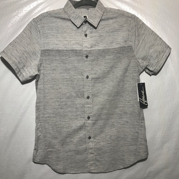Howe Men’s Short Sleeve Grey Shirt - Picture 3 of 6